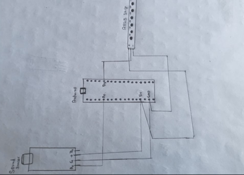 music reactive led light Circuit