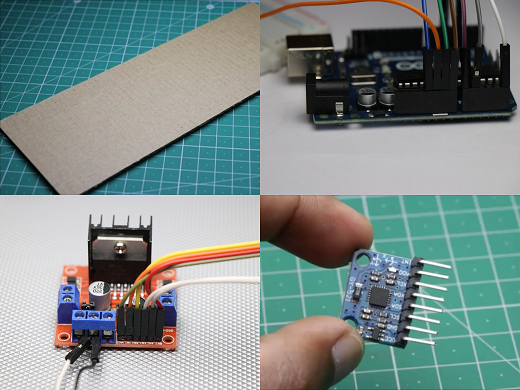 materials for self balancing robot 