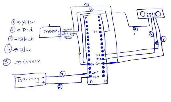 Arduino piggy bank circuit diagram