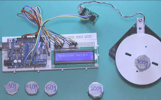 DIY Arduino weighing scale