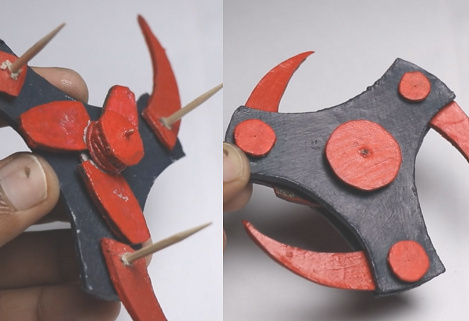 Shuriken made at home