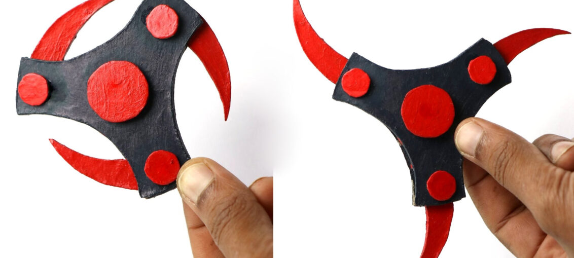 Make shuriken from cardboard