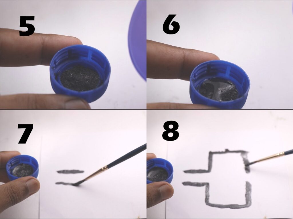 electricity conducting paint making