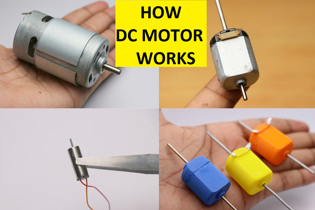 How Does a DC Motor works - how a d.c motor works