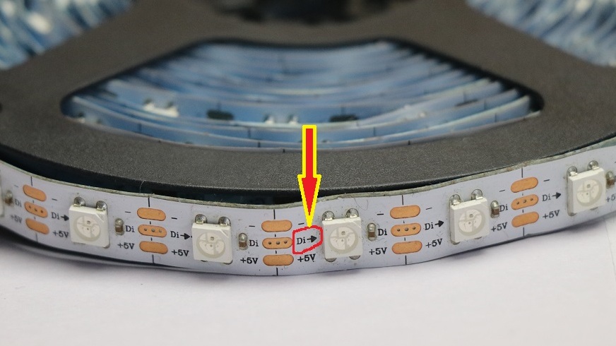 Arduino uno led strip light control