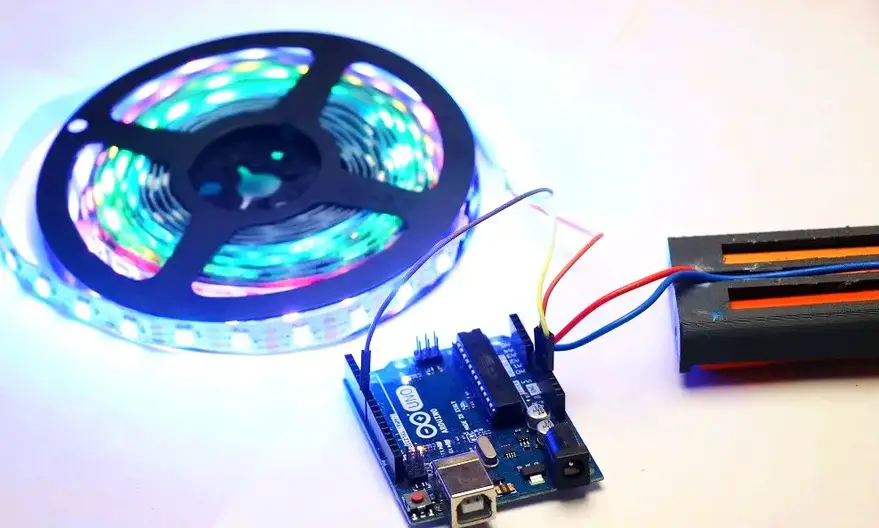 Arduino LED Strip with Arduino Code | Control addressable lights