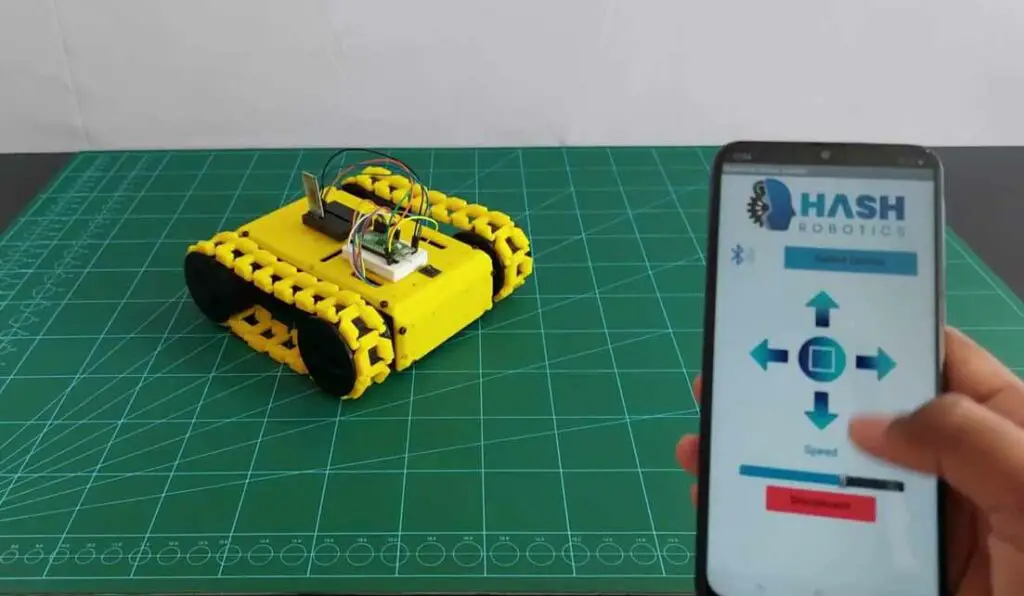Make Raspberry Pi Pico bluetooth Robot Car