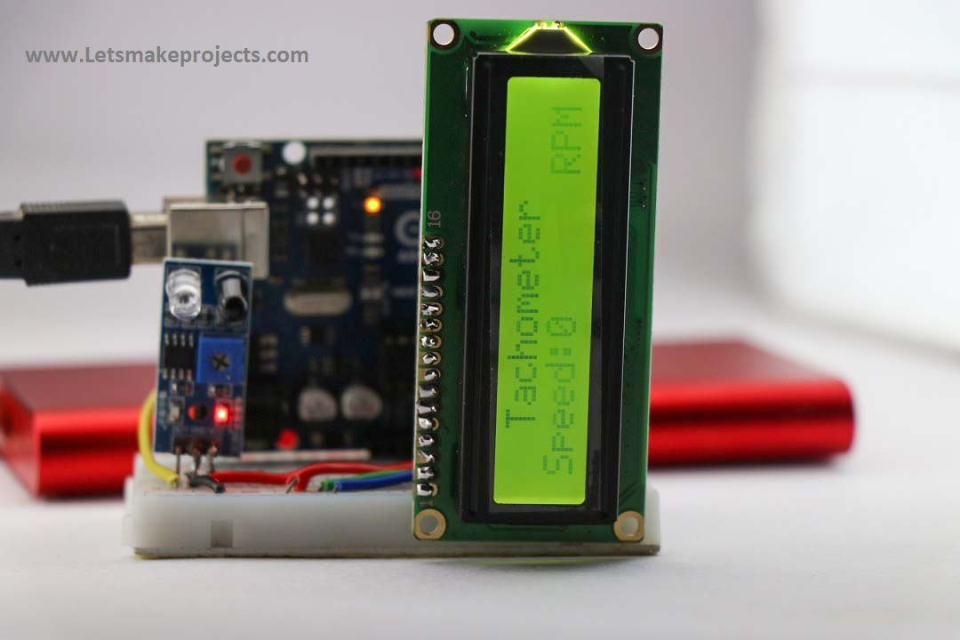 Make Tachometer Using Arduino With Free Codes And Circuit Diagram 6997