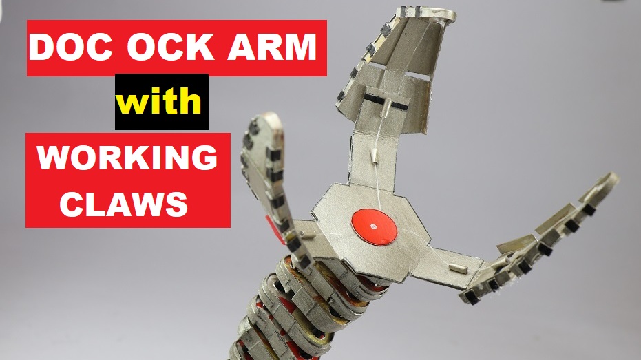 How to Make Doc Ock Arms with Working Claws using Cardboard