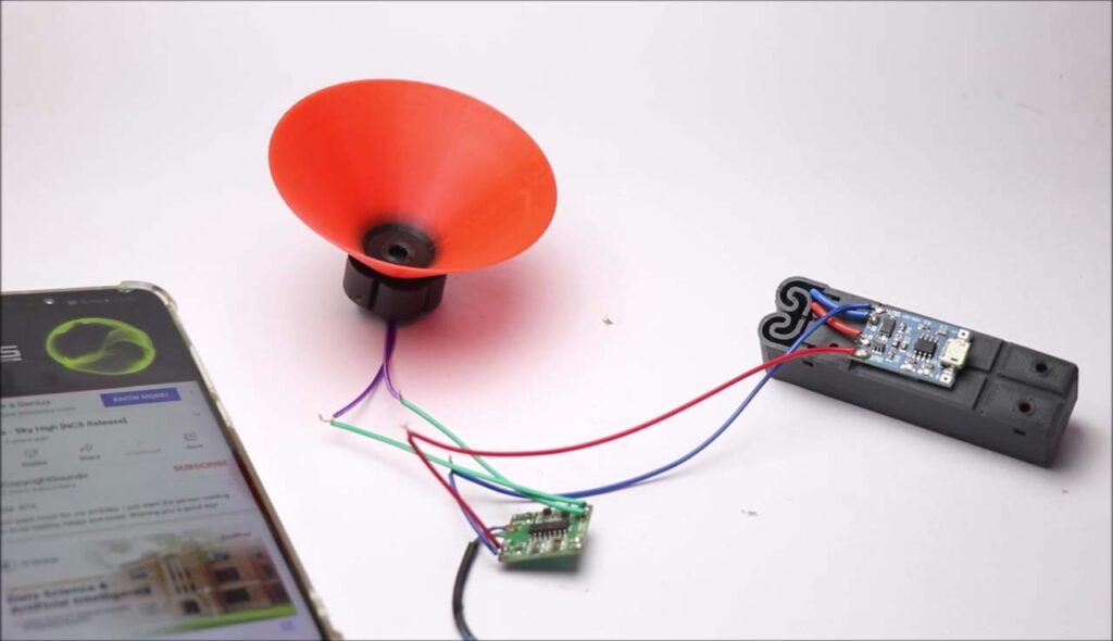 Make Loudspeaker from Old DC Motor