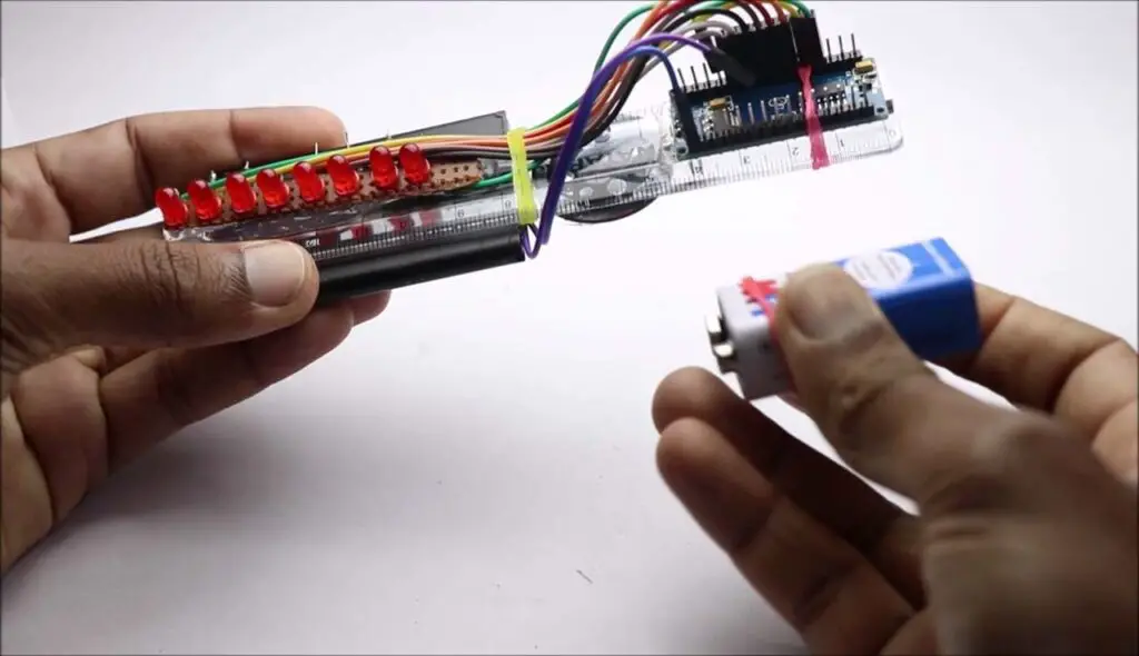 Make POV Display using Arduino testing