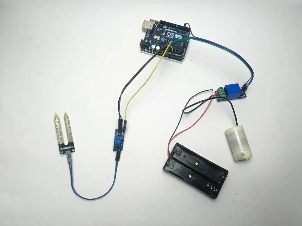 automatic watering system for plants using arduino 