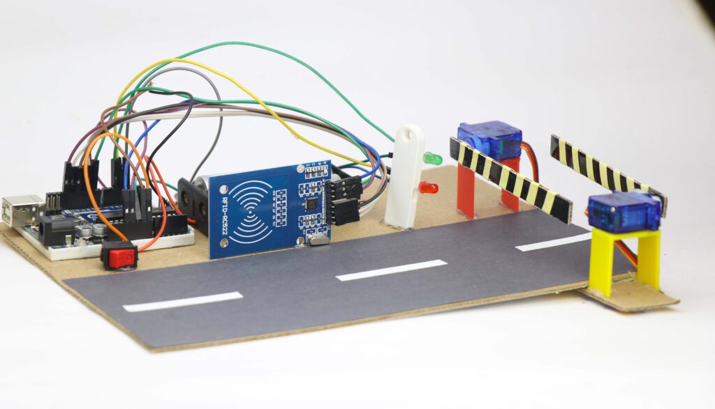 automatic toll collection system using rfid