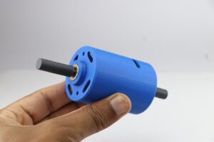 Read more about the article Modifying a 775 DC Motor to Double shaft using 3D Printed Parts