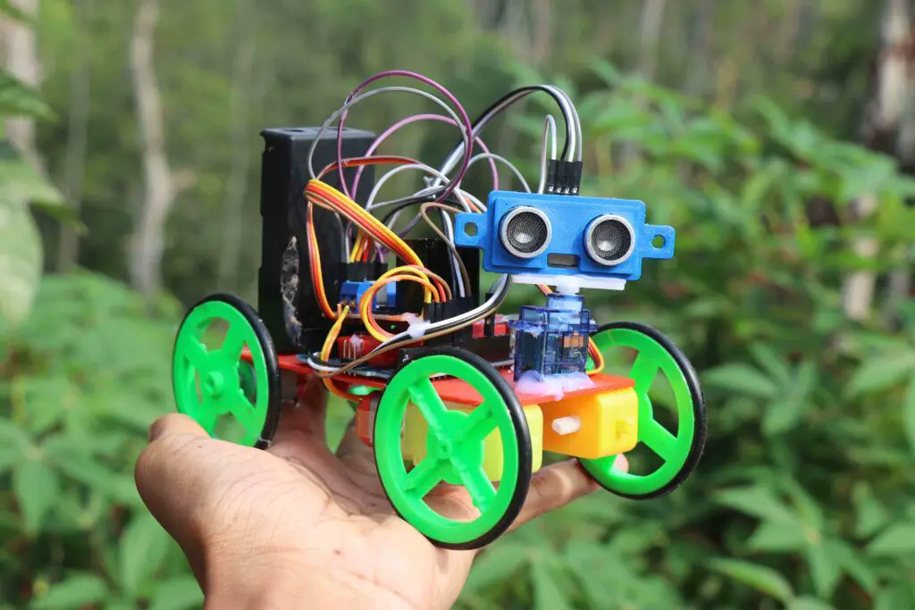 Make arduino obstacle avoiding robot with full project