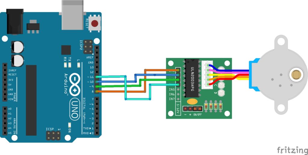 Arduino stepper motor driver circuit