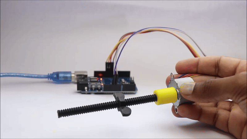 stepper motor working with arduino uno