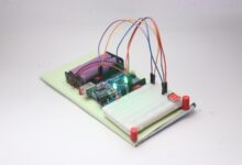 Arduino project with touch sensor