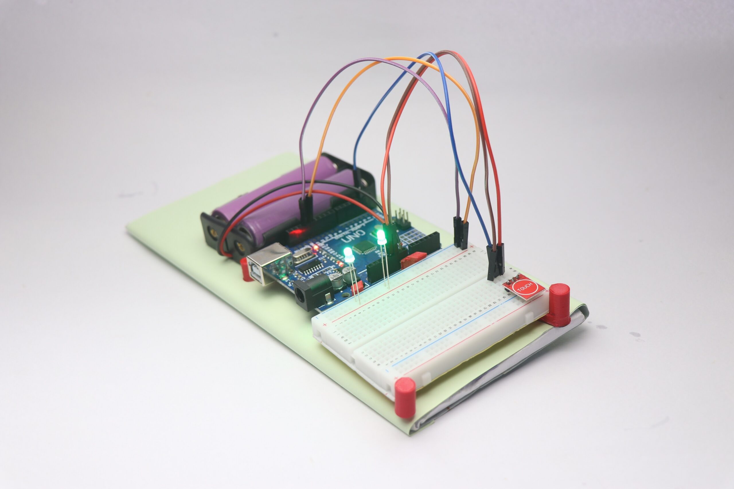 Arduino Project with Touch Sensor - Letsmakeprojects