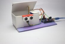 Automatic Dustbin Using Arduino working