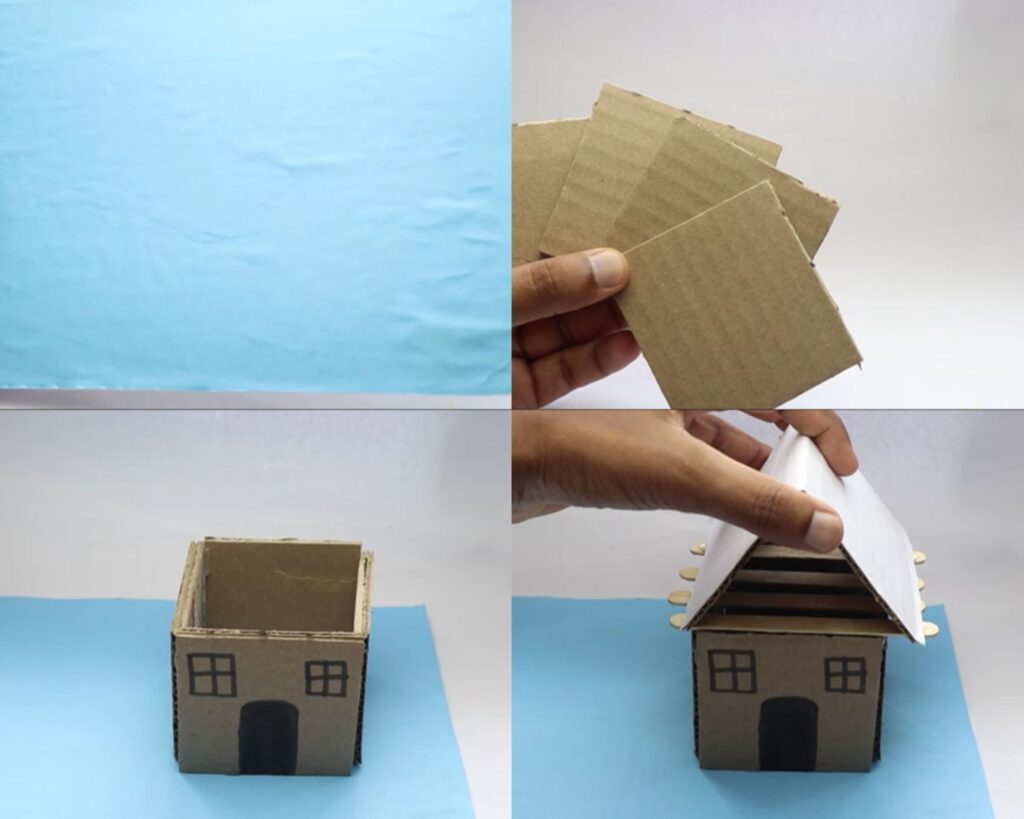 Automatic Rain Shield for Clothes working project model