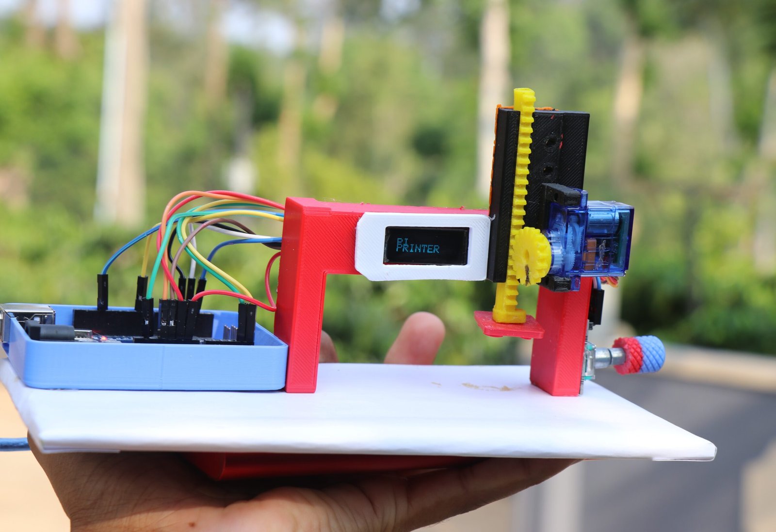Arduino Project Print Make Arduino Powered Pi Printer - Letsmakeprojects