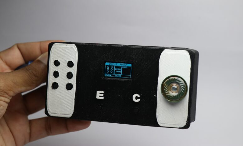 Arduino Braille Reader with Display