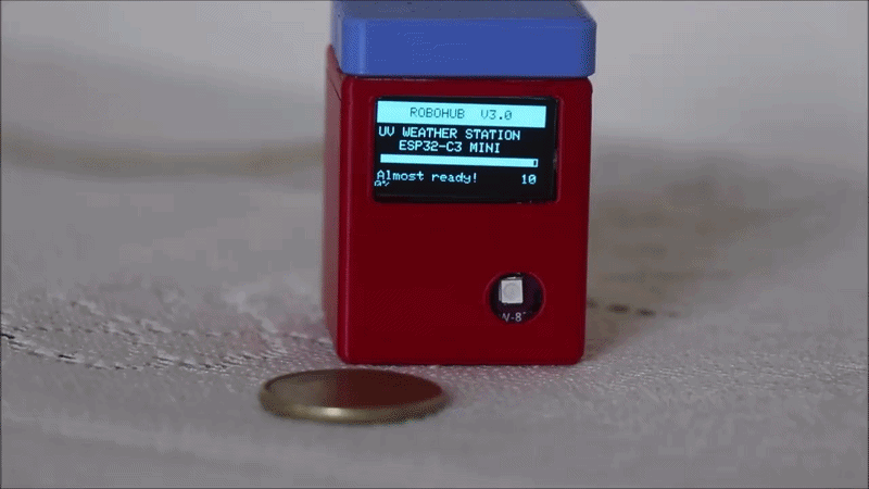 make mini uv meter at home with weather display